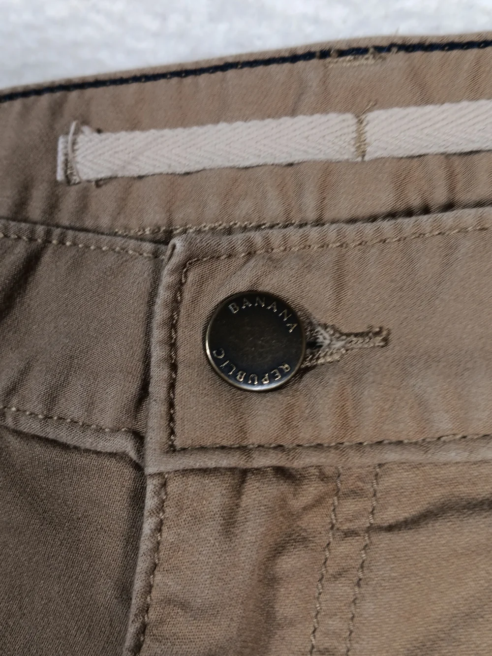Banana Republic Jeans Mens 34x34 Brown Travel Jean Athletic Fit Stretch